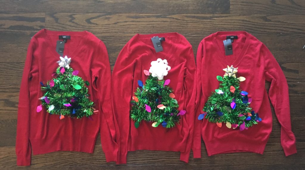 Attached christmas cheap sweater