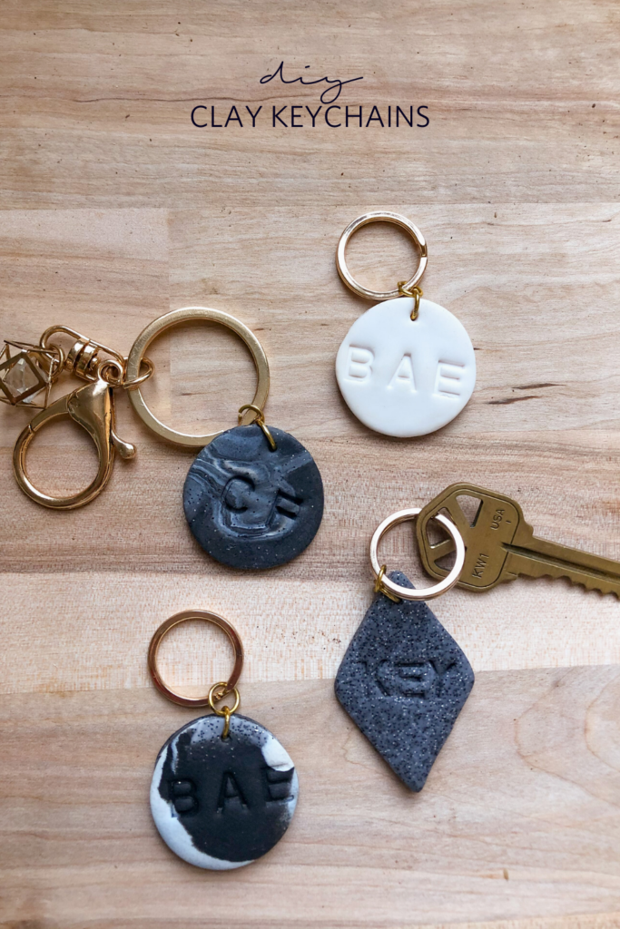 Diy on sale clay keychain