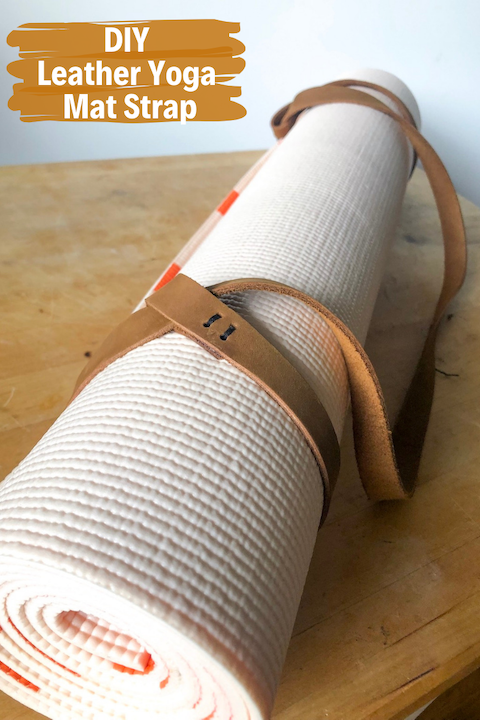 How To Make A Simple DIY Leather Yoga Mat Strap