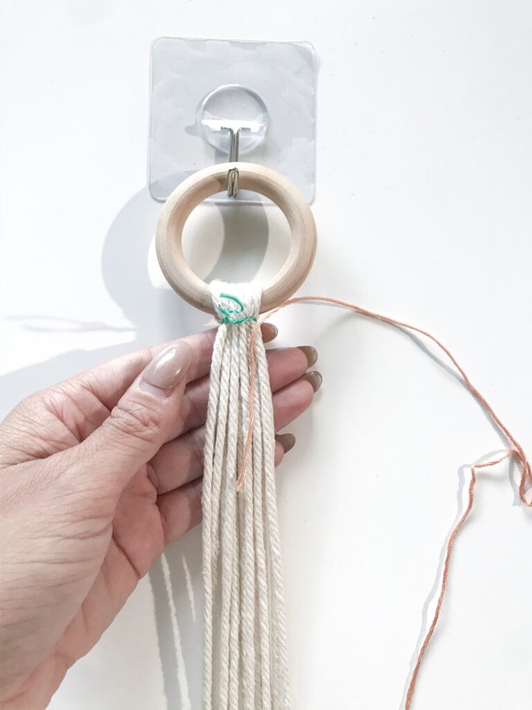 DIY Minimal Knotted Rope Keychain