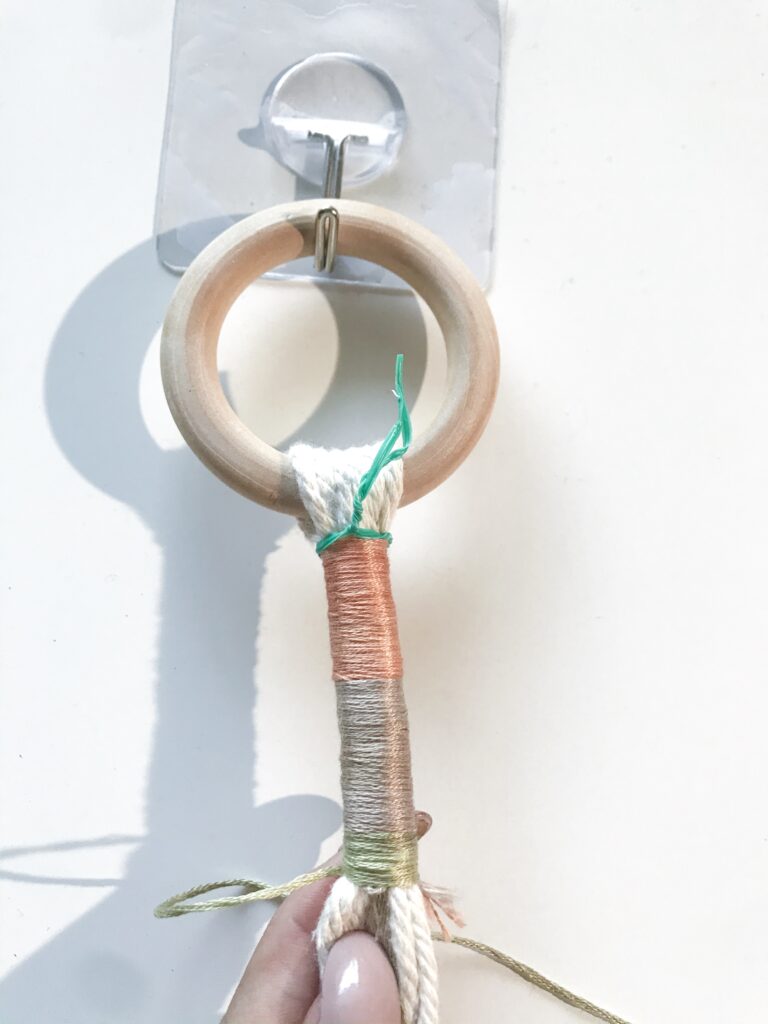 DIY Minimal Knotted Rope Keychain