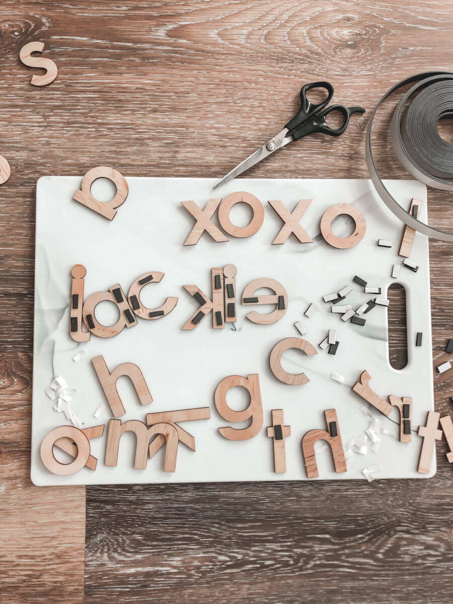 Chic Magnetic Letters DIY