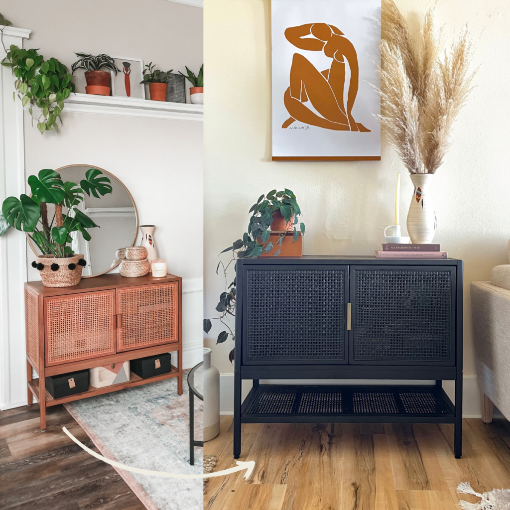 Target store rattan sideboard