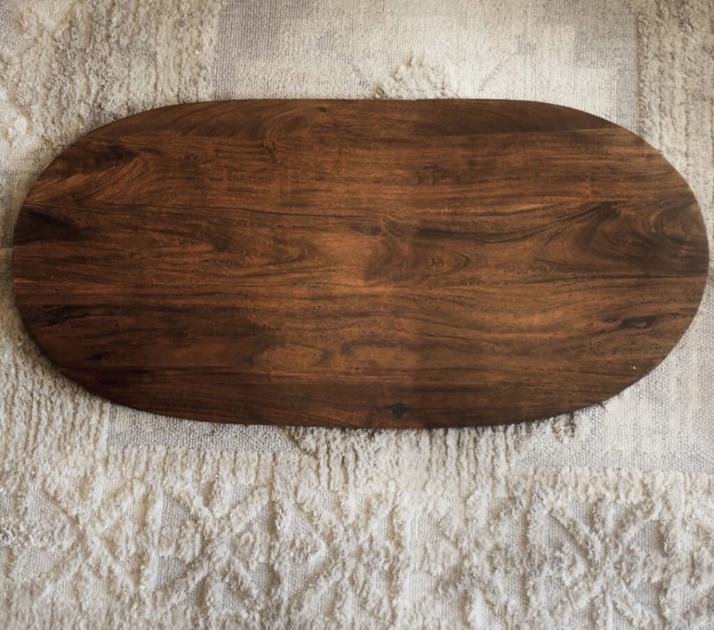 MAKING AN OVAL COFFEE TABLE 