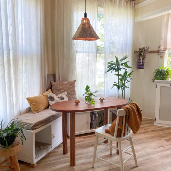 Cozy Corner Chronicles: Embracing Fall in My DIY Breakfast Nook