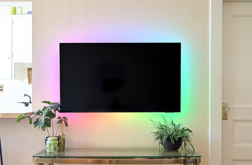 A Simple TV Upgrade with a Light Strip