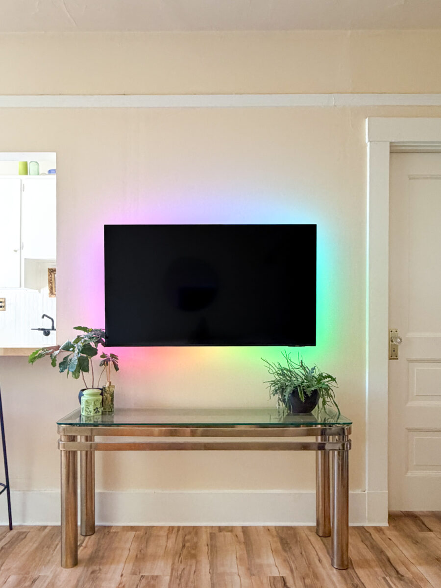 A Simple TV Upgrade with a Light Strip